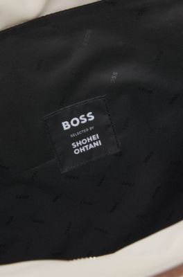 BOSS Selected by Shohei Ohtani 캔버스 토트 백 , 라이트 그레이