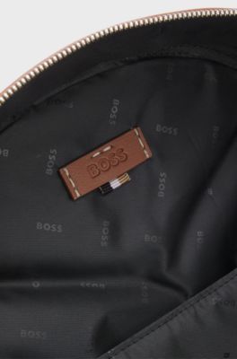 BOSS Selected by Shohei Ohtani Rucksack aus Canvas, Hellgrau