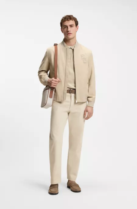 BOSS SELECTED BY SHOHEI OHTANI Reporter-Tasche aus Canvas