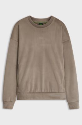 Corduroy sweatshirt, Light Green