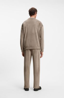Corduroy sweatshirt, Light Green