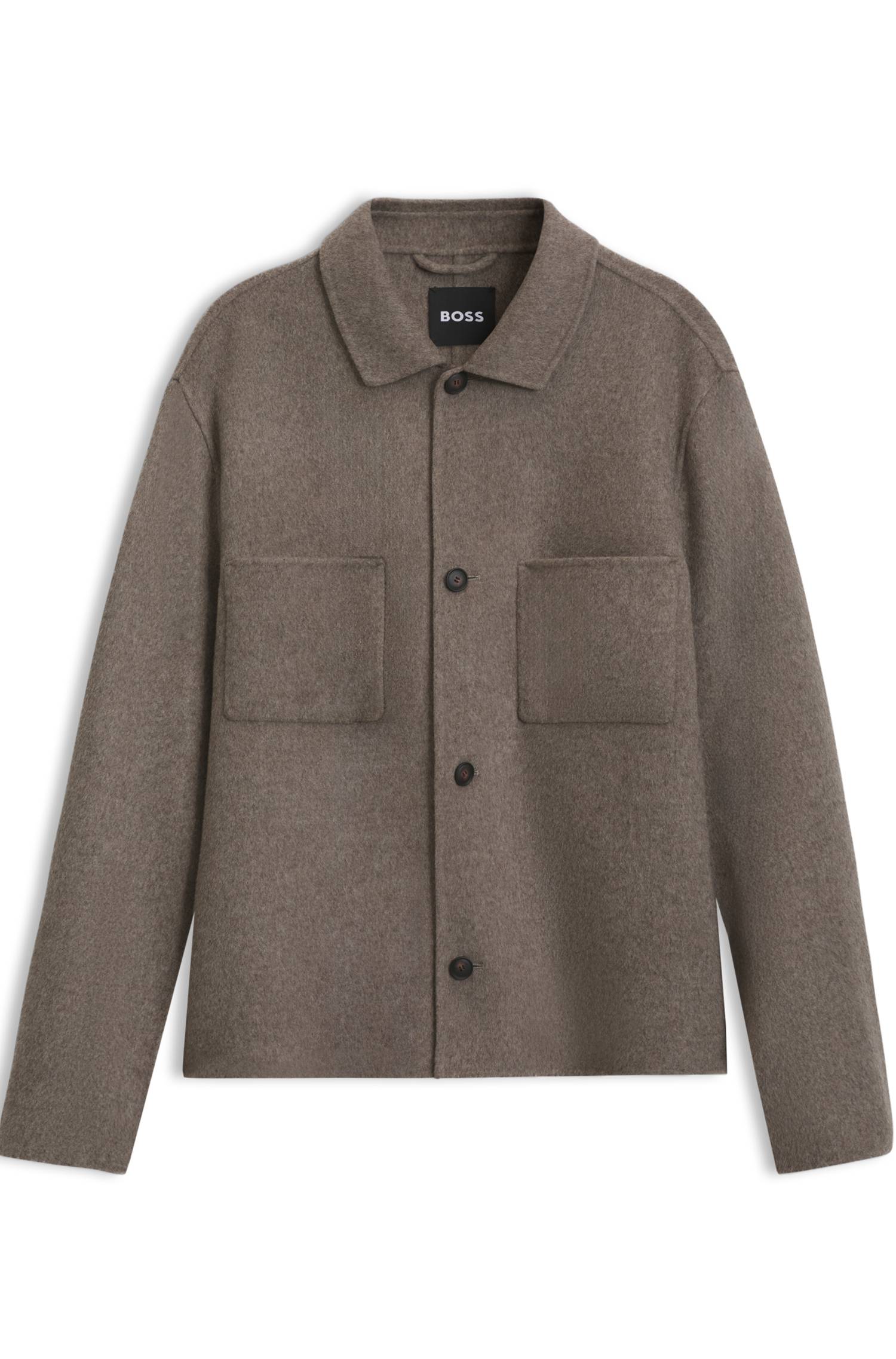 Boss Relaxed-fit blazer in a double-face wool blend herr – bild 4