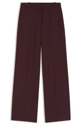 Hugo Regular-fit trousers with straight leg kostymbyxor dam – bild 4