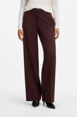 Regular-fit trousers with straight leg