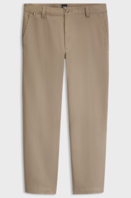 Straight-fit trousers, Light Brown