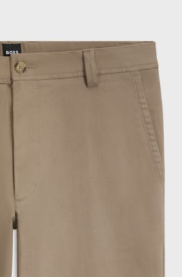 Straight-fit trousers, Light Brown