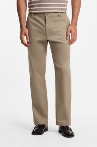 Straight-fit trousers, Light Brown