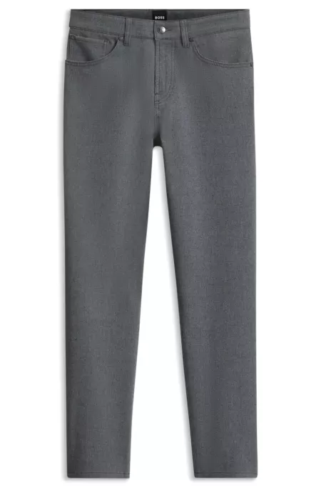 Regular-Fit Hose aus Stretch-Baumwoll-Mix