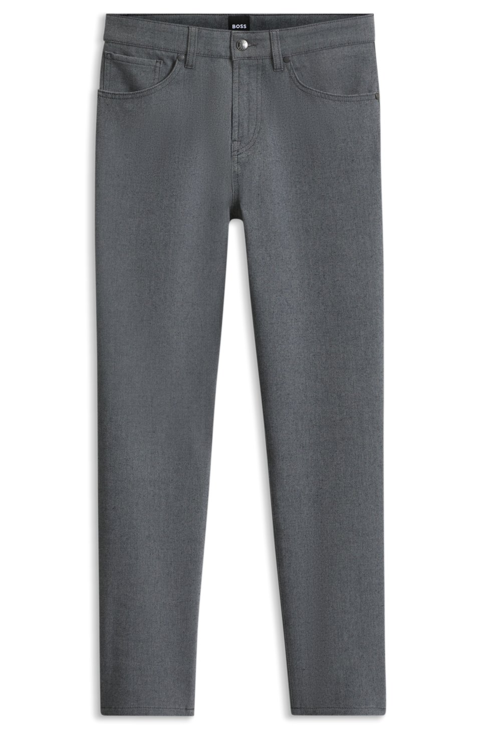 Regular-fit trousers in stretch-cotton blend
