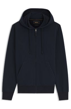 Wool-blend hoodie with premium Alcantara details