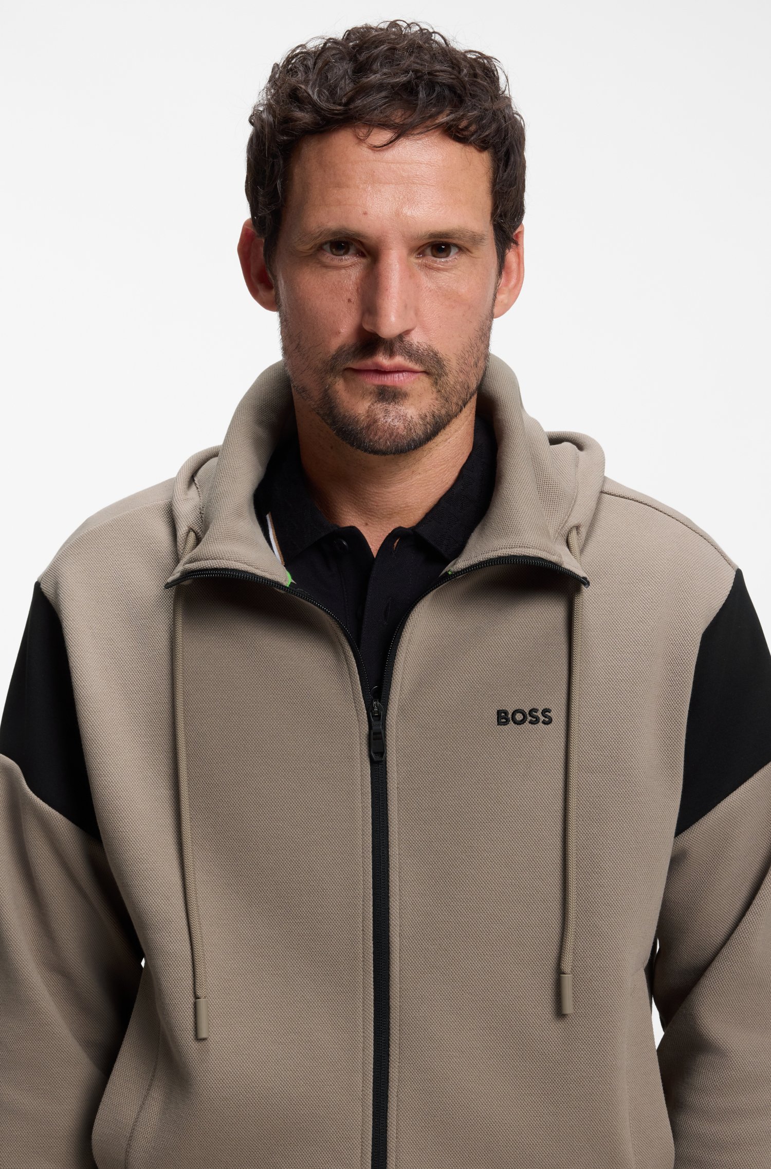 Boss Tracksuit set in cotton-blend piqué t-shirts herr – bild 2