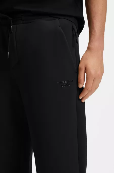 Porsche x BOSS bas de survêtement en jersey stretch avec logo