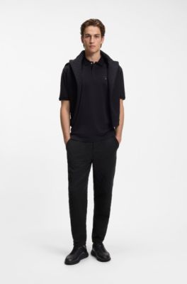 Porsche x BOSS Pantaloni della tuta con motivo Pasha, Nero