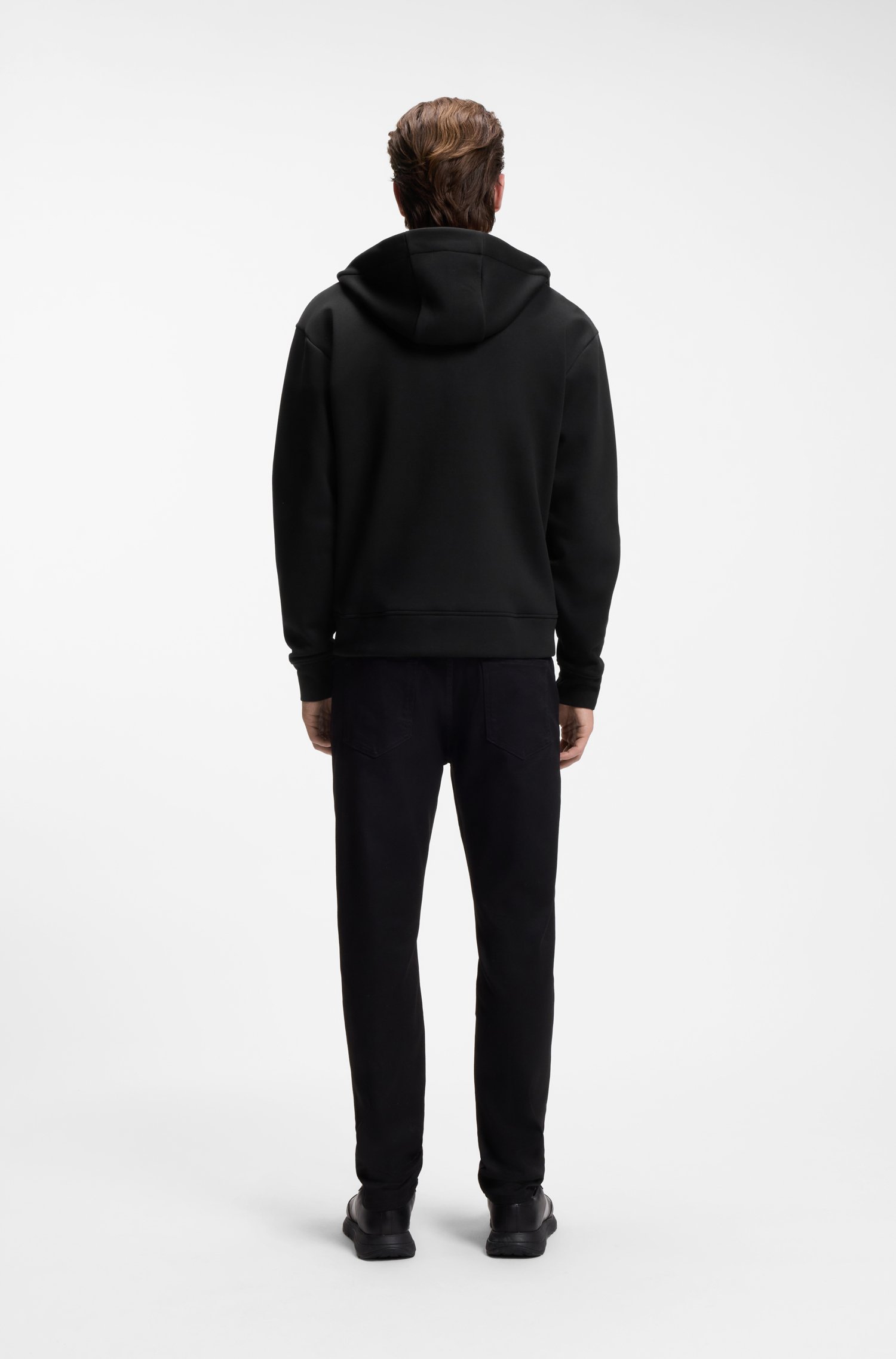 Boss Porsche x relaxed-fit zip-up hoodie with logo herr – bild 3
