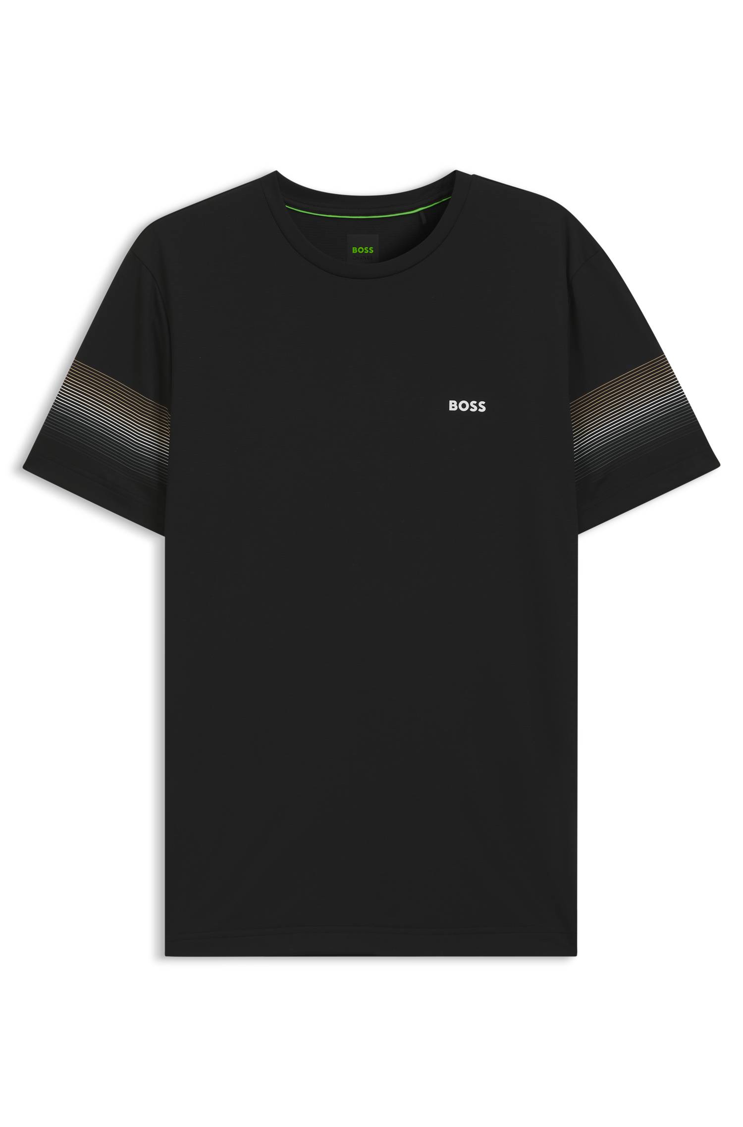 Boss Active slim-fit T-shirt with sleeve stripes herr – bild 4