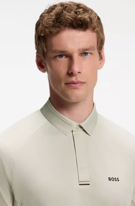 Paddy Active Poloshirt aus Stretch-Piqué