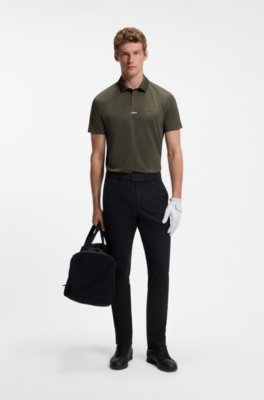 Boss Paddy Active polo shirt in stretch piqué pikéer herr – bild 2