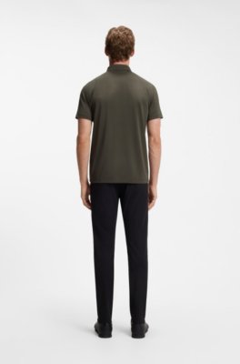 Boss Paddy Active polo shirt in stretch piqué pikéer herr – bild 3