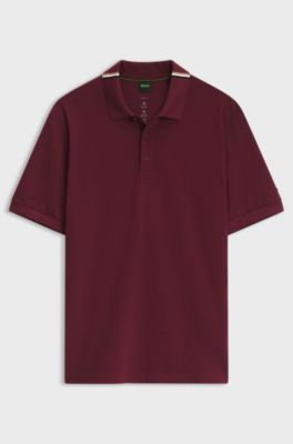 Active polo avec gestion de l&rsquo;humidit&eacute;, Rouge sombre