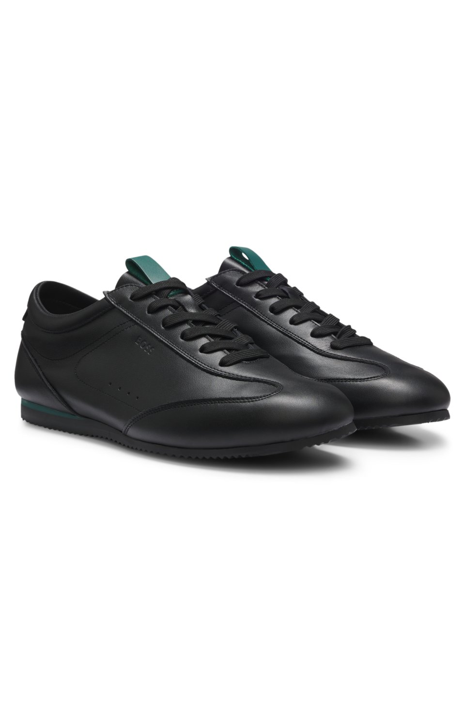 x ASTON MARTIN trainers in leather