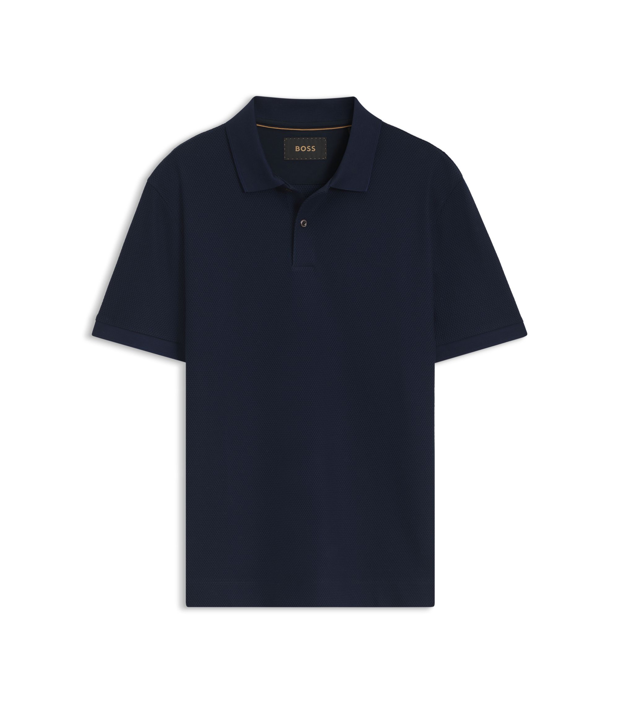 Navy Polo, White Shorts