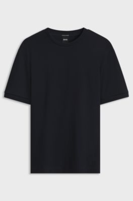Cotton-blend T-shirt, Dark Blue