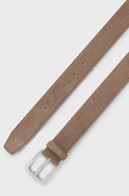 BOSS Selected by Shohei Ohtani suede belt , Beige