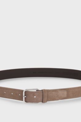 BOSS Selected by Shohei Ohtani suede belt , Beige