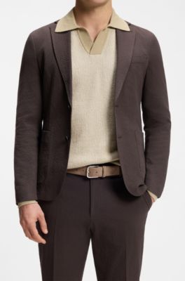 BOSS Selected by Shohei Ohtani suede belt , Beige