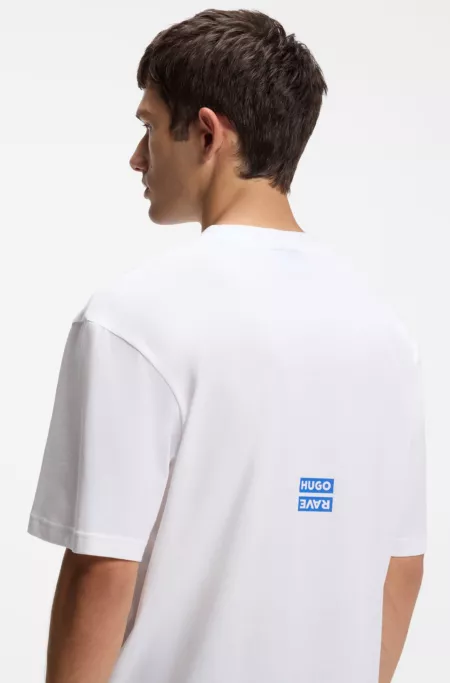 T-shirt en coton à imprimé graphique