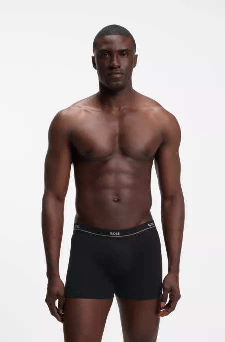 Five-pack of stretch-cotton boxer briefs