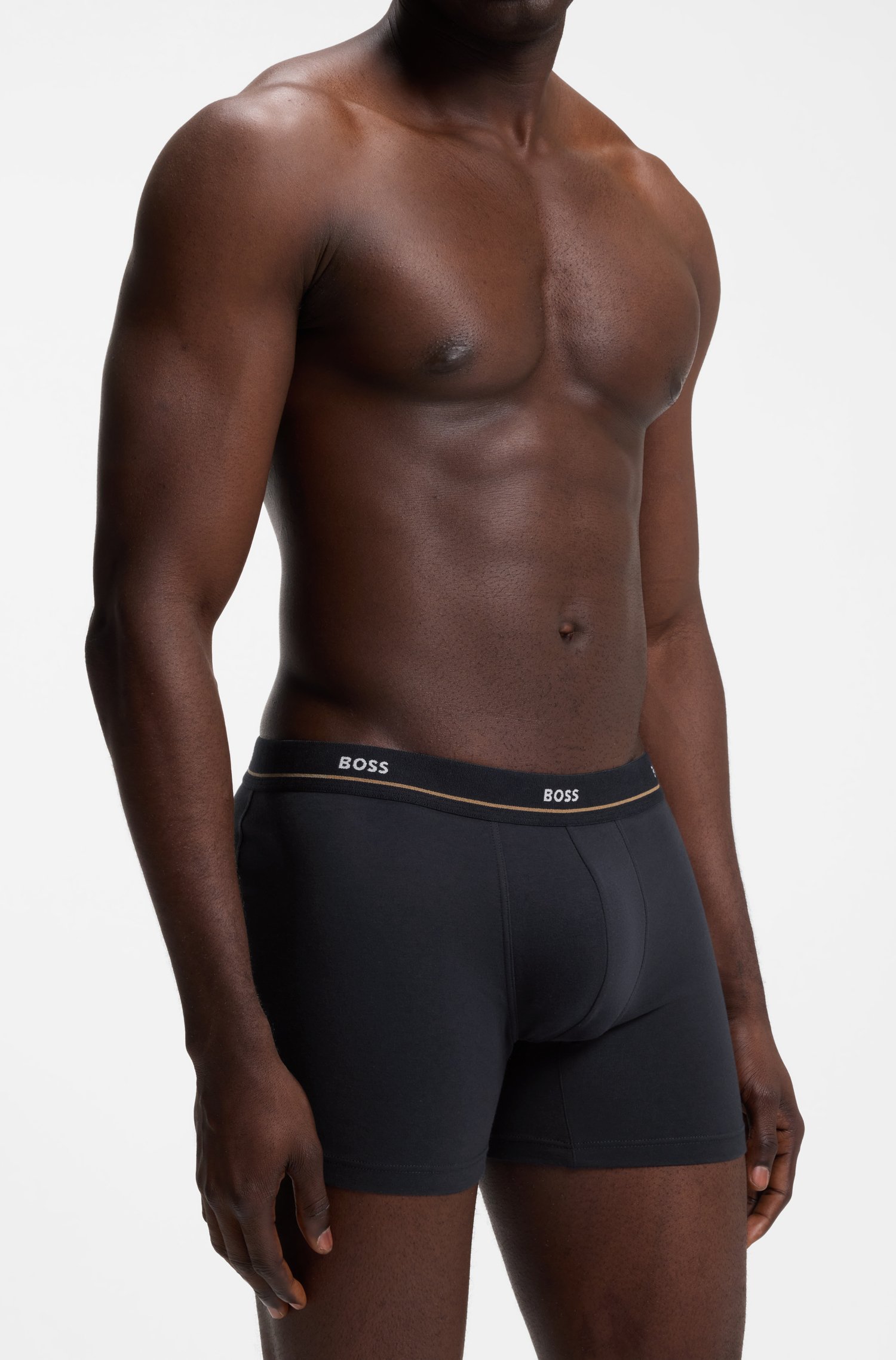 Boss Five-pack stretch-cotton boxer briefs boxerkalsong herr – bild 3