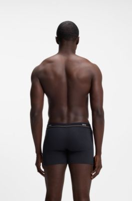 Five-pack stretch-cotton boxer briefs, Dark Blue