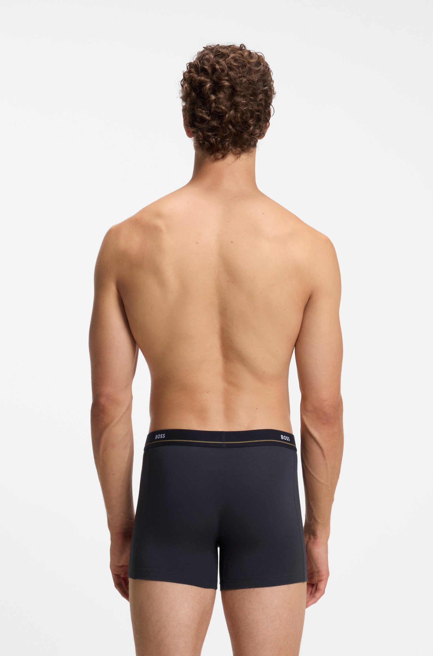 Boss Five-pack stretch-cotton boxer briefs kalsonger herr – bild 2