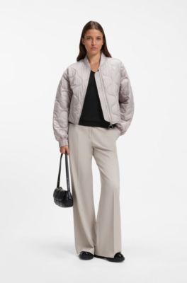 V-neck sweater in a wool blend with cashmere, Black