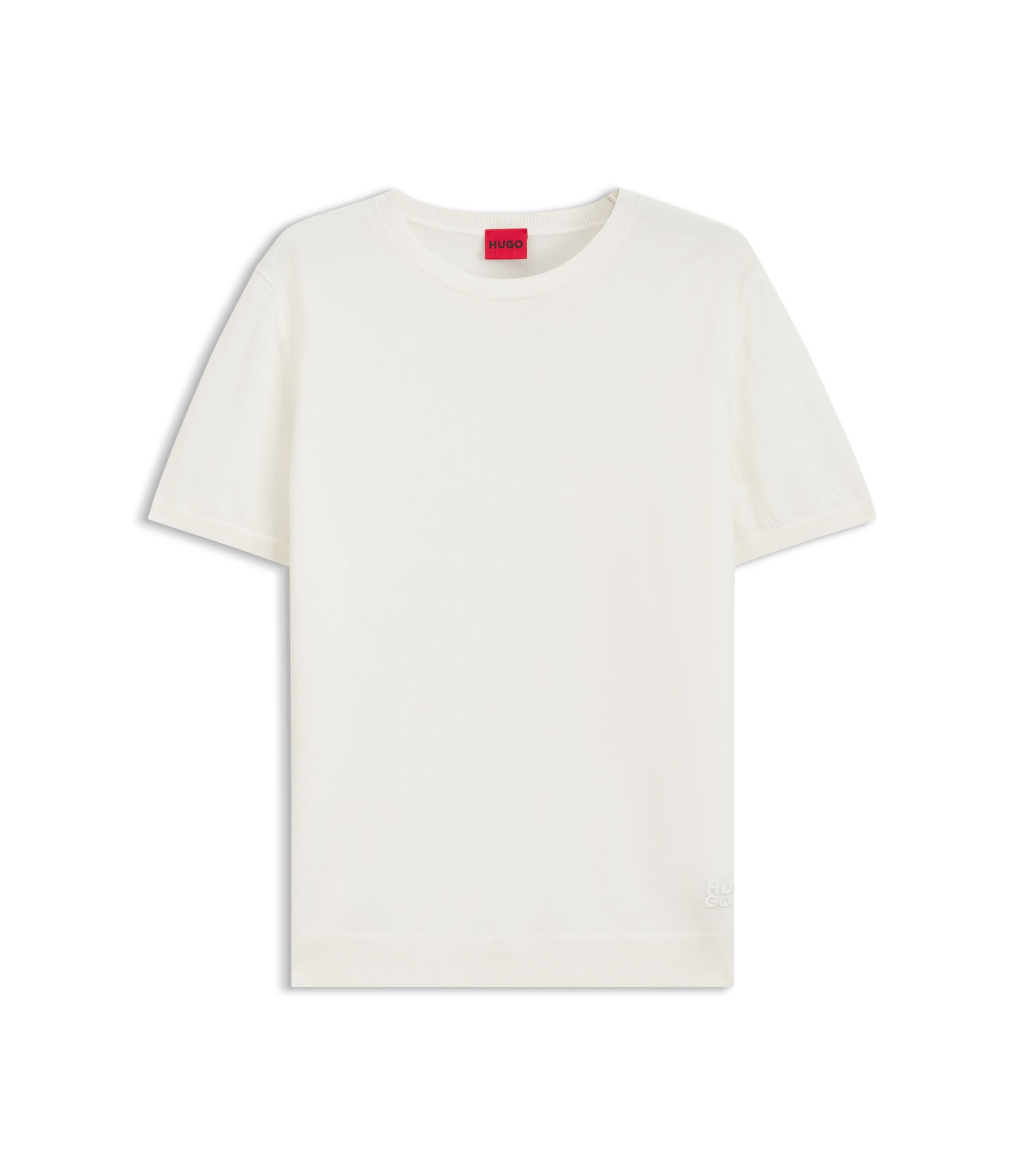ショートスリーブ ニットウエア | ホワイト | HUGO BOSS