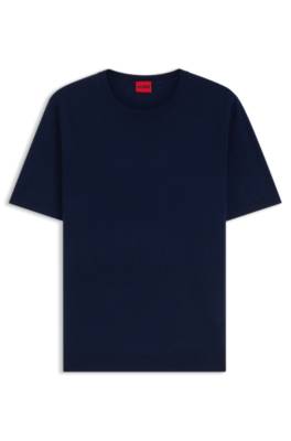 Wool-blend short-sleeved sweater with stacked-logo embroidery 1