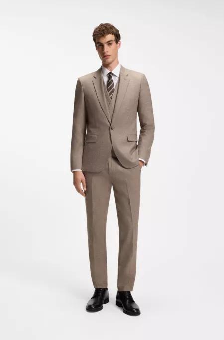 Costume trois pièces Extra Slim ajusté en tissu stretch