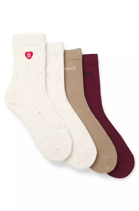 Vierer-Pack Business-Socken in verschiedenen Designs