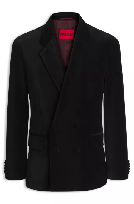 Blazer croisé Modern en velours