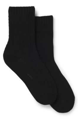 Two-pack of regular-length socks, Black