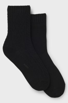 Two-pack of regular-length socks, Black