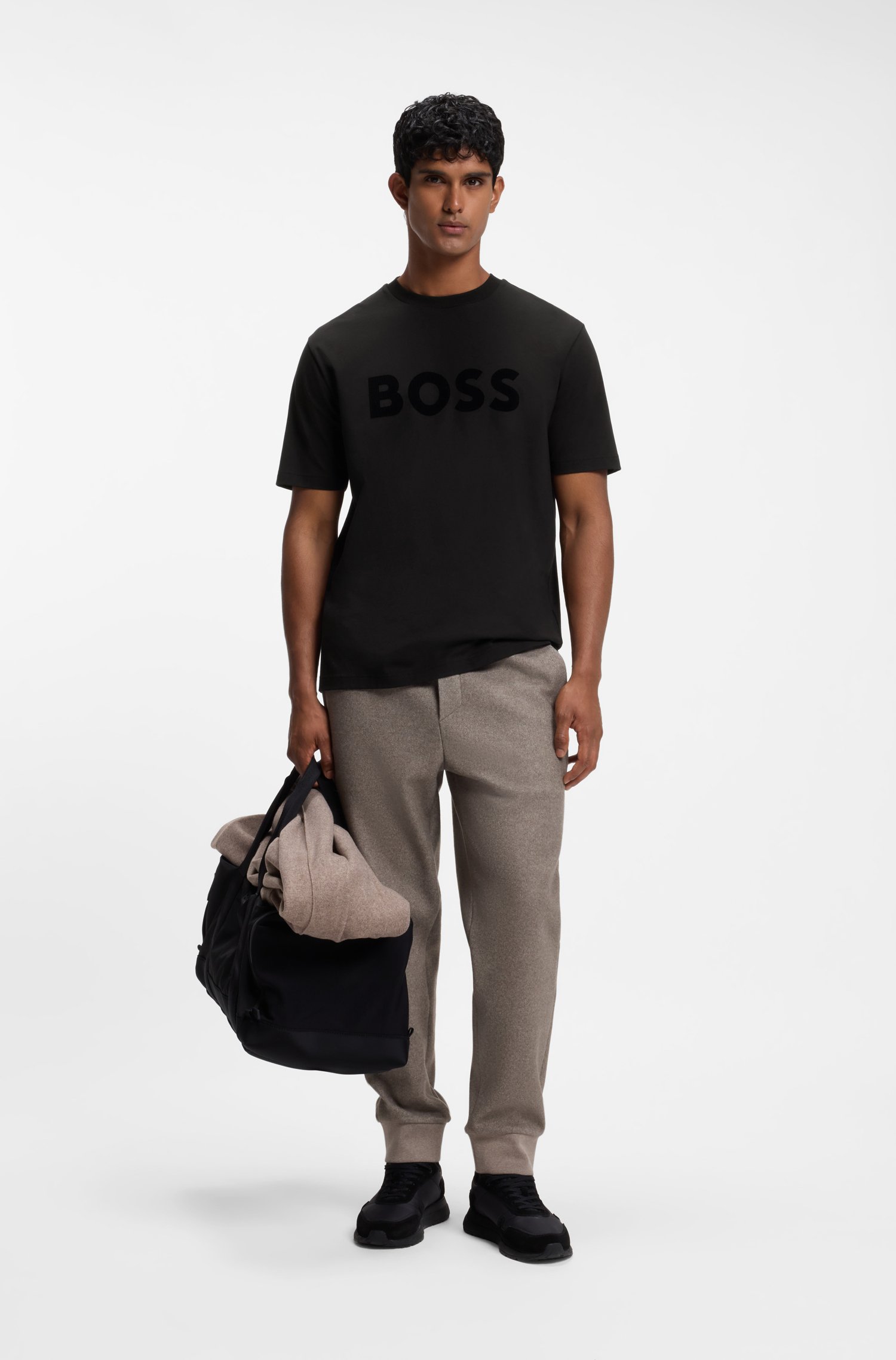 Boss Ts_Cord Logo t-shirts herr – bild 8