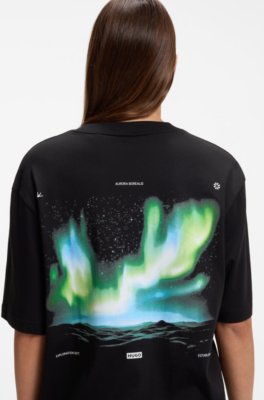 Cotton T-shirt with graphic print 2