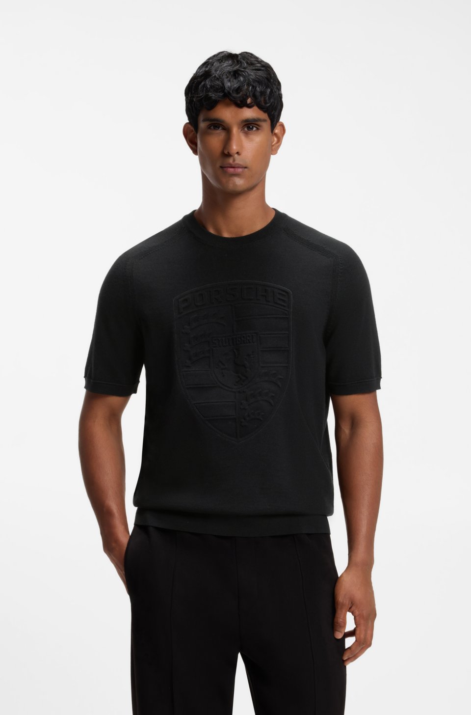 Porsche x BOSS Signature Edition knit T-shirt