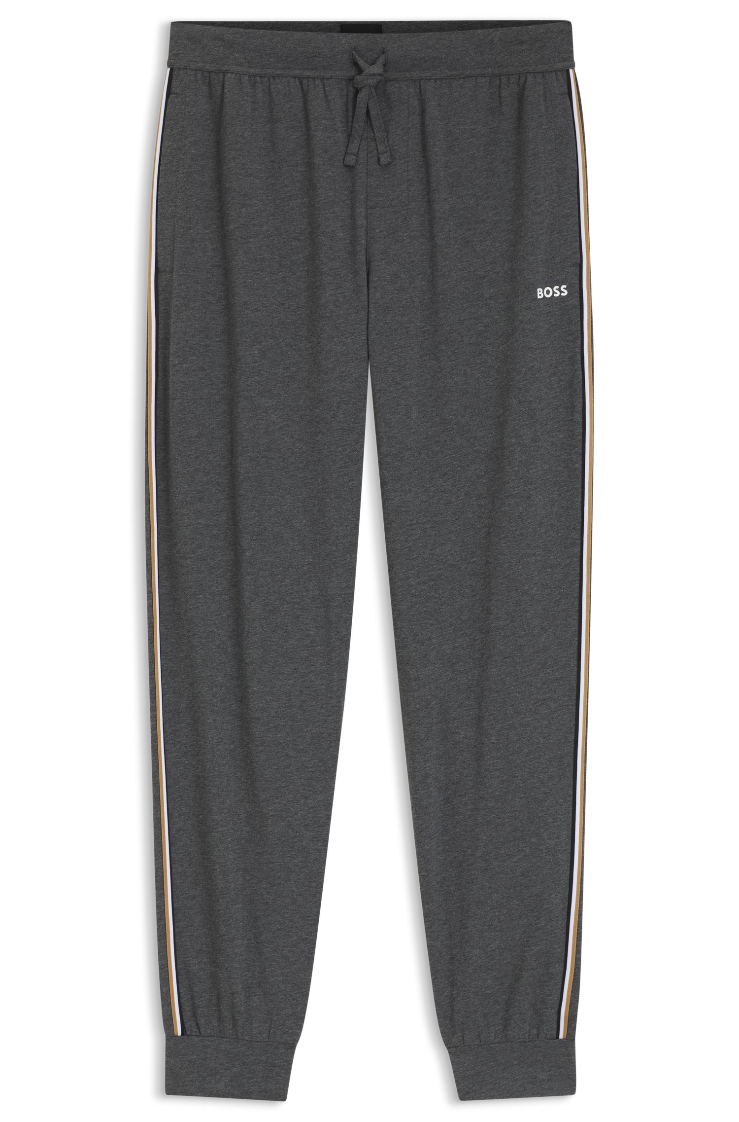 Boss Pyjama bottoms in stretch cotton with signature side stripes pyjamas & nattlinnen herr