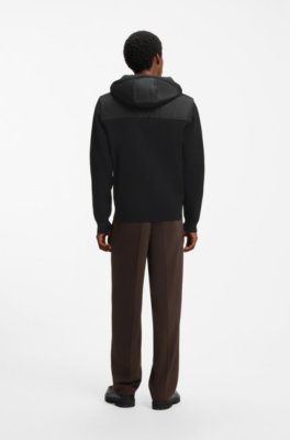 Relaxed-fit hooded jacket with branded details 3
