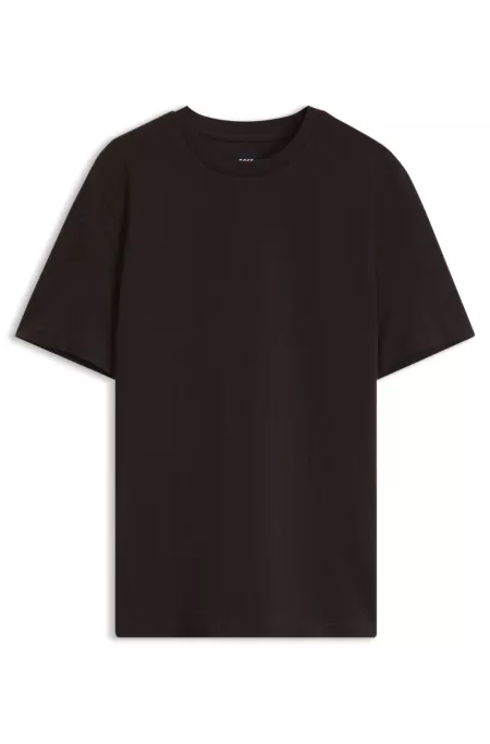 T-Shirt aus merzerisierter Baumwolle mit Cord-Jacquard