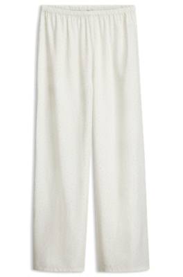 Hugo Straight-leg pyjama bottoms in rhinestone satin pyjamas dam – bild 4