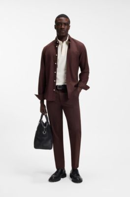 Polo regular fit in piqu&eacute; di cotone strutturato, Colore neutro